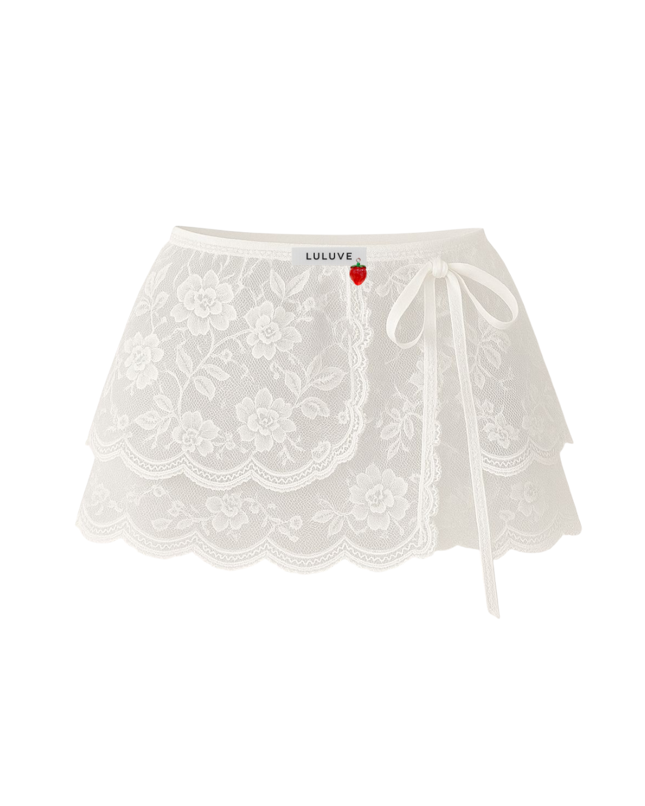 White Mini Skirt